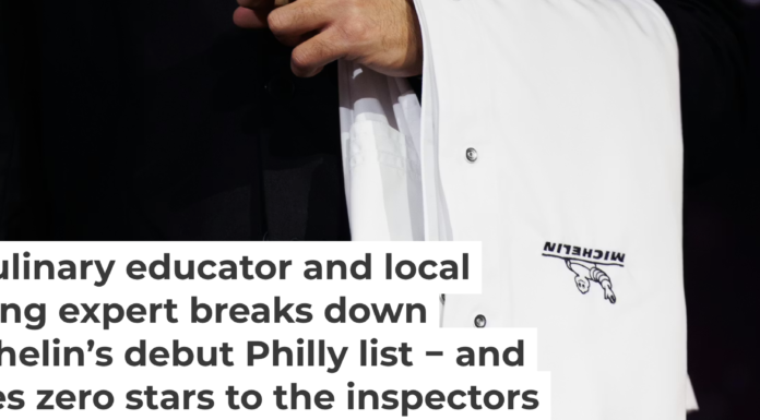 Three Philly restaurants were awarded a Michelin star, and the chefs given a custom-designed chef’s jacket. Lando Hass/picture alliance via Getty Images